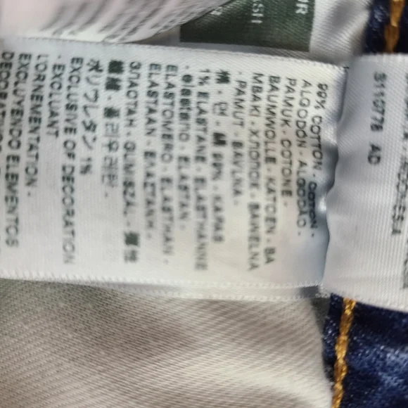 Levi's Jeans 502 Taper Fit Five Pockets Medium Wash Blue Size 36 x 30 - Picture 10 of 11